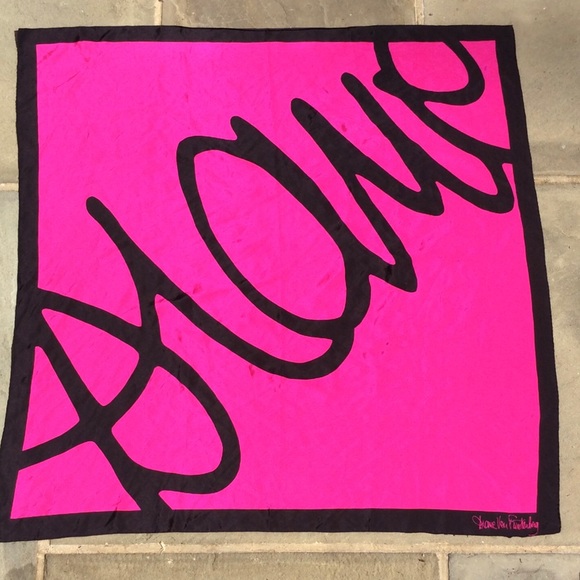 Diane Von Furstenberg Accessories - DVF silk scarf.